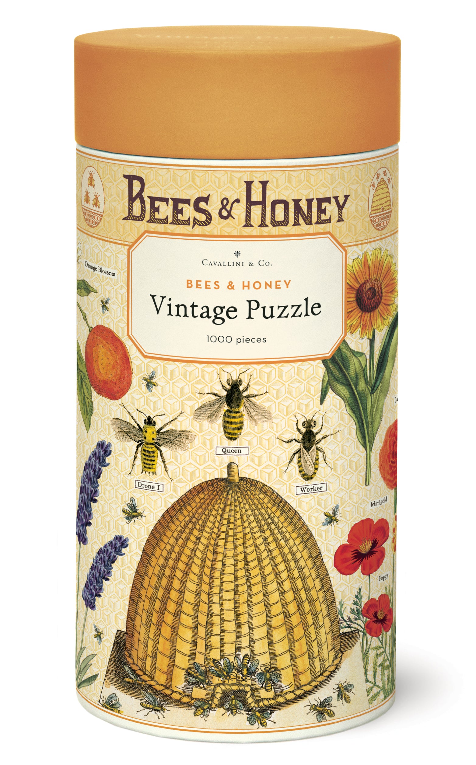 Cavallini & Co | Bees & Honey 1000 piece puzzle Cavallini & Co - Oscar & Libby's