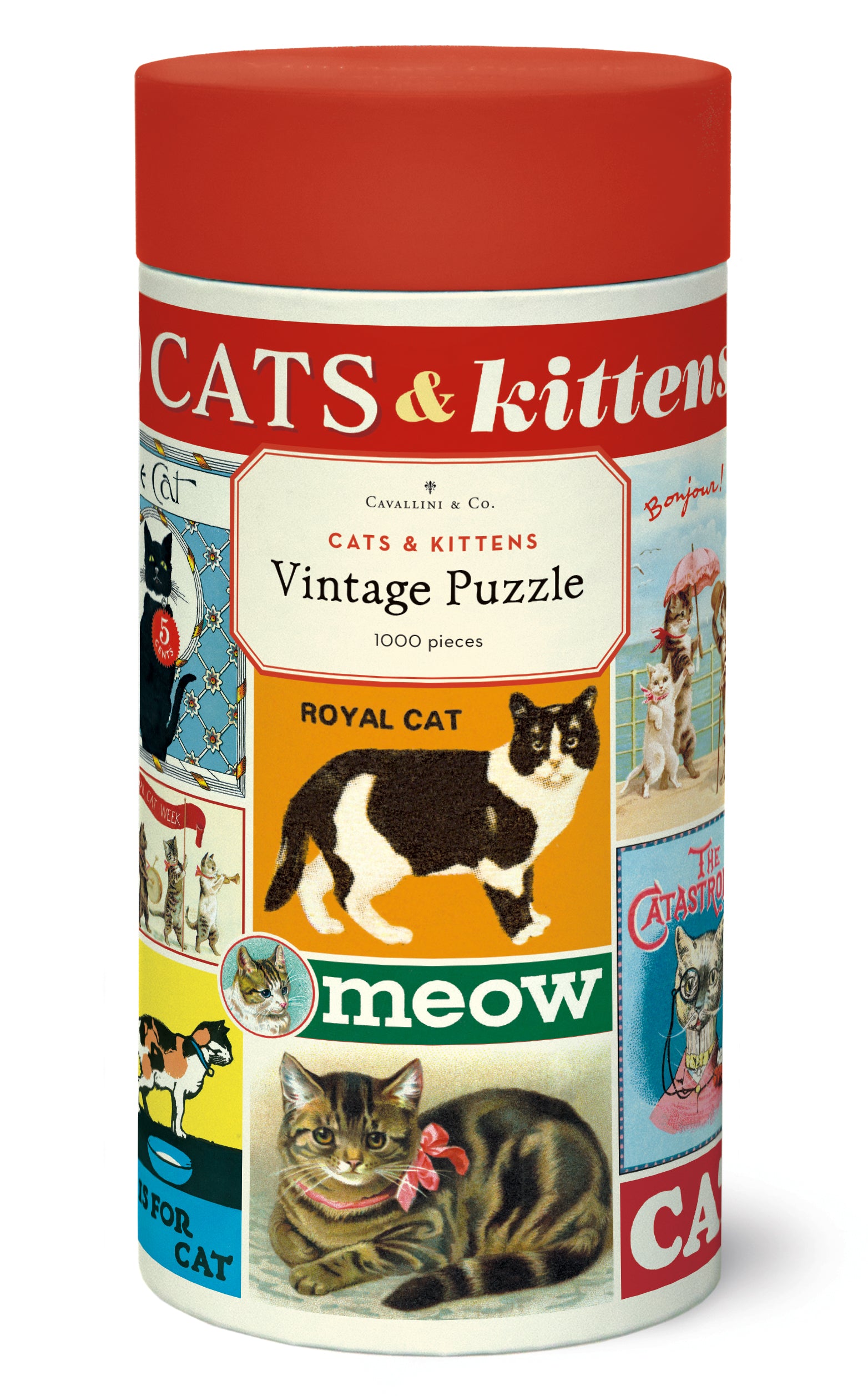 Cavallini & Co | Cats & Kittens 1000 piece puzzle Cavallini & Co - Oscar & Libby's