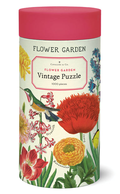Cavallini & Co | Flower Garden 1000 piece puzzle - Oscar & Libby's