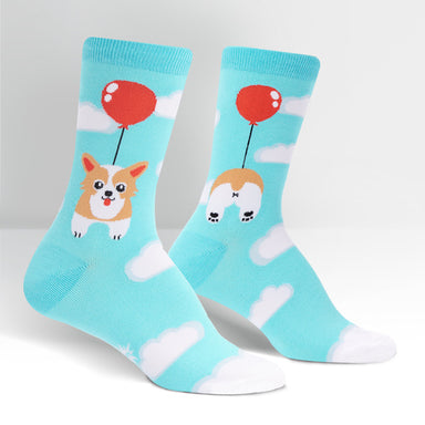 Sock it to Me | Women's Crew | Pup, Pup and Away Sock it to Me - Oscar & Libby's