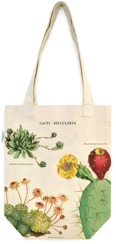 Succulents Tote Bag | Cavallini Cavallini & Co - Oscar & Libby's