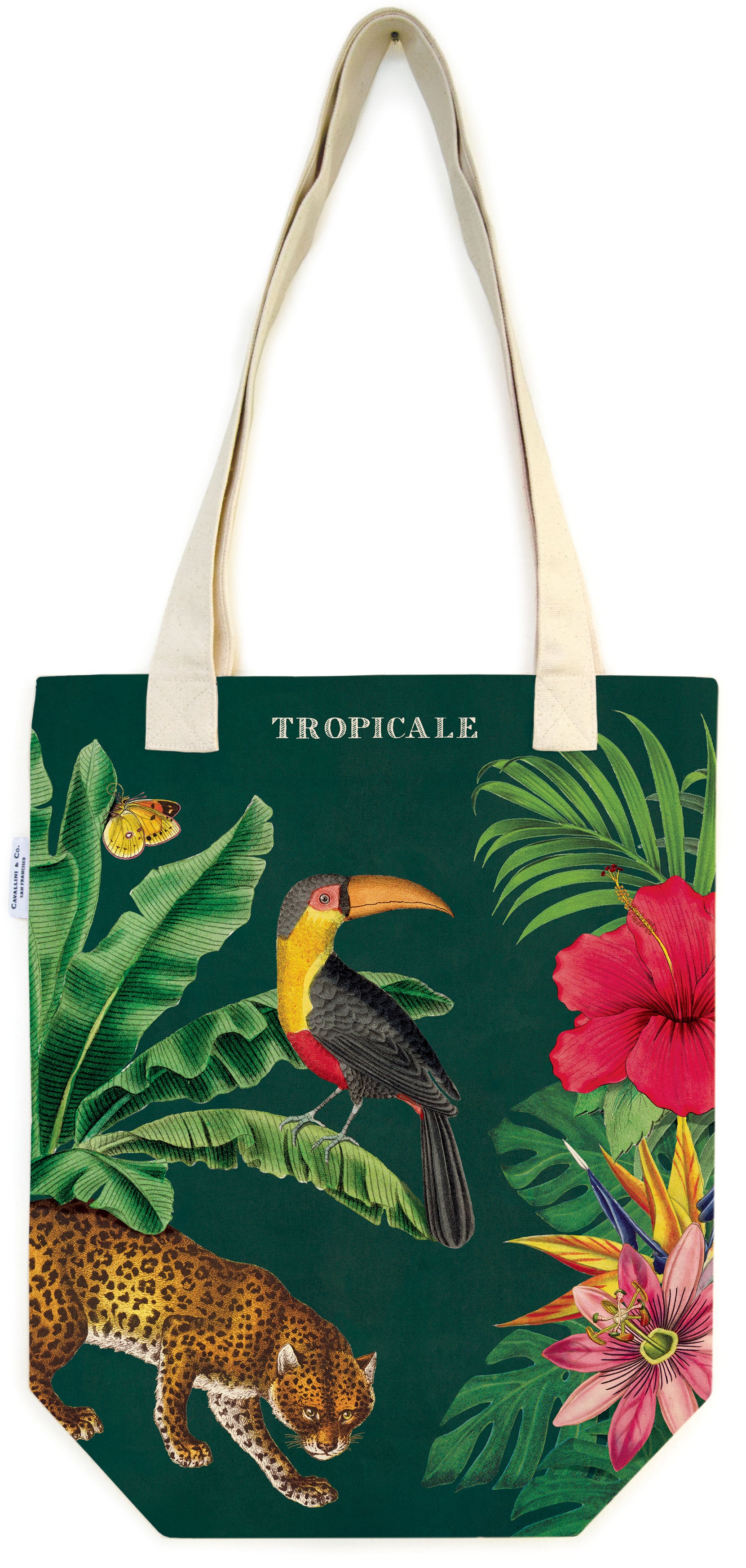Tropical Tote Bag | Cavallini - Oscar & Libby's