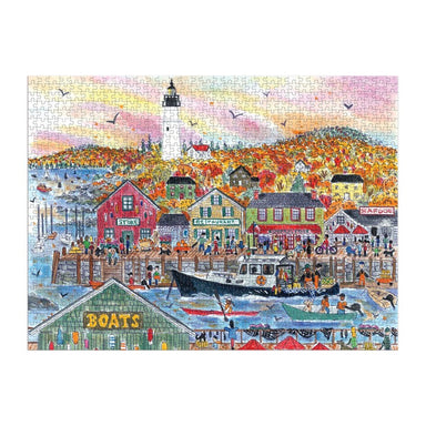 Galison | Autumn by the Sea 1000 piece puzzle - Oscar & Libby's