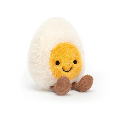 Amuseable Boiled Egg Happy Small Jellycat - Oscar & Libby's