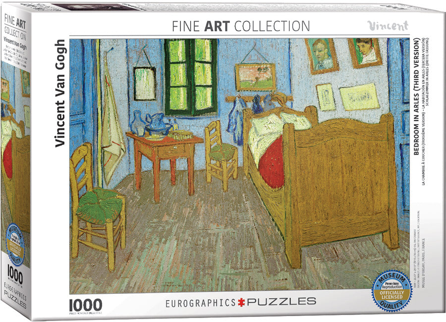 Eurographics | Bedroom in Arles by Van Gogh 1000 piece puzzle Eurographics - Oscar & Libby's