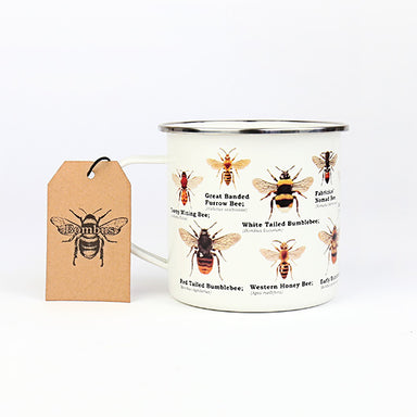 Enamel Mug | Bees JabCo - Oscar & Libby's