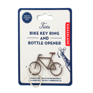 Bike Key Ring and Bottle Opener Kikkerland - Oscar & Libby's