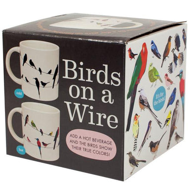 Birds on a Wire Mug Philosophers Guild - Oscar & Libby's