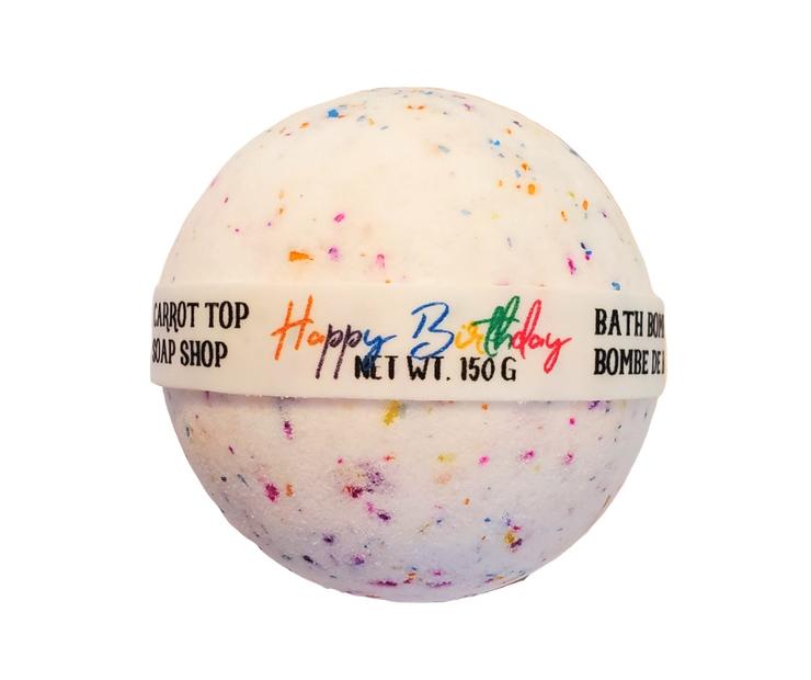 Bath Bomb | Happy Birthday Carrot Top Soap Shop - Oscar & Libby's