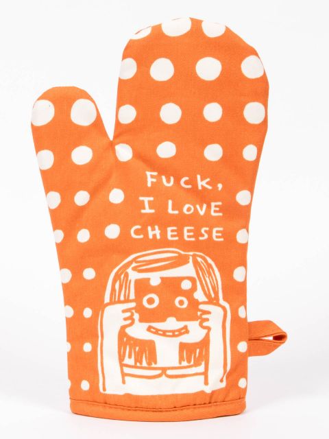 Blue Q Oven Mitt | Fuck I love Cheese Blue Q - Oscar & Libby's