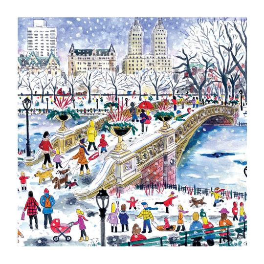 Galison | Bow Bridge in Central Park 500 piece puzzle Gallison - Oscar & Libby's