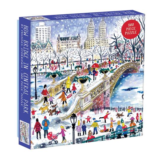 Galison | Bow Bridge in Central Park 500 piece puzzle Gallison - Oscar & Libby's