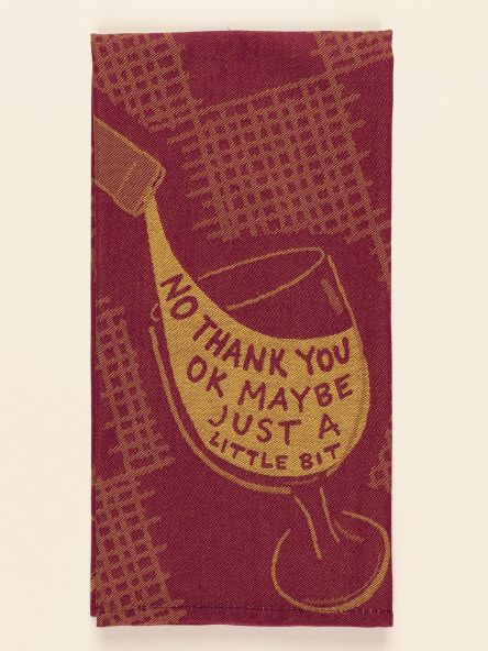 No Thank You OK Maybe Just A Little Bit Dish Towel | Blue Q Blue Q - Oscar & Libby's