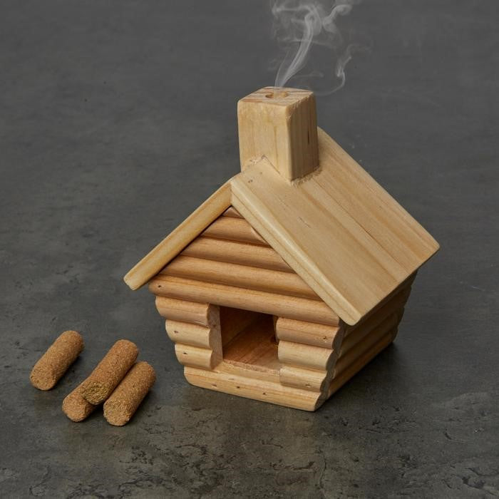 Little Cabin Incense Burner Kikkerland - Oscar & Libby's
