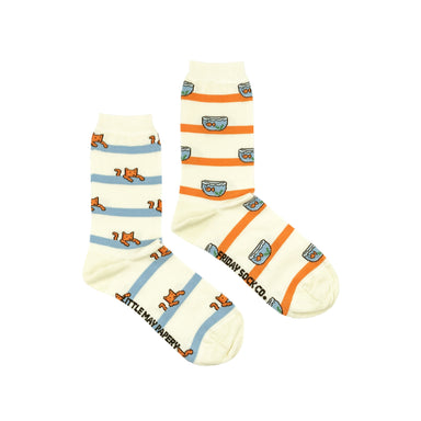 Friday Sock Co. |  Women's Socks | Cat & Fish Bowl Friday Sock Co. - Oscar & Libby's