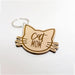 Knotty Design Co. Wooden Key Chain | Cat Mom Knotty Design Co. - Oscar & Libby's