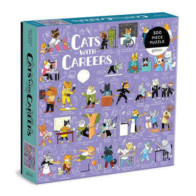Galison | Cats With Careers 500 piece puzzle Galison - Oscar & Libby's