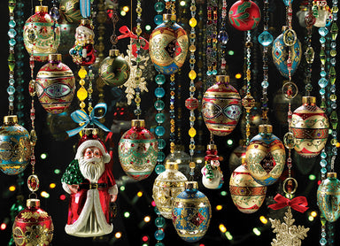 Cobble Hill | Christmas Ornaments 1000 piece puzzle Cobble Hill - Oscar & Libby's