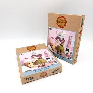 Corinne Lapierre Wool Felt Kit | Little Miss Mouse - Oscar & Libby's