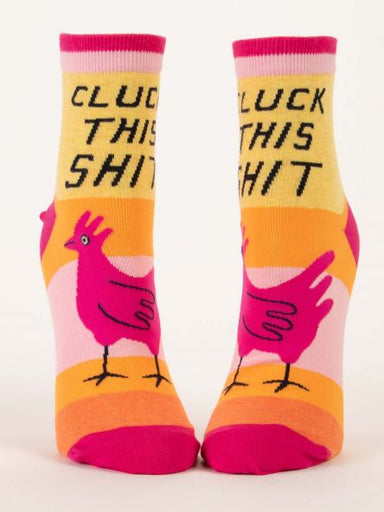 Blue Q | Women's Ankle Socks | Cluck This Shit - Oscar & Libby's
