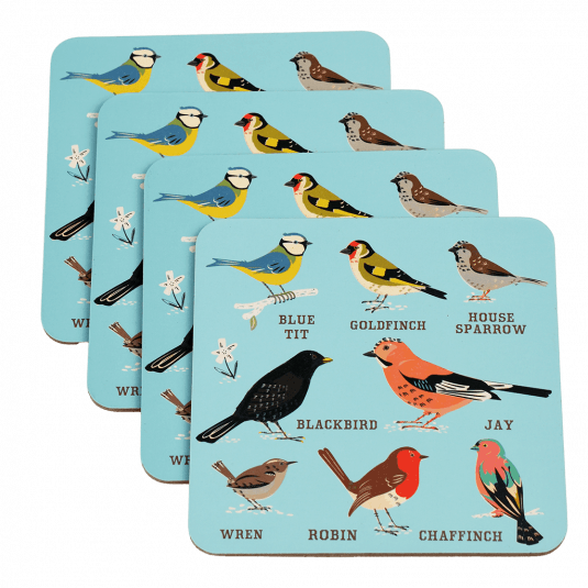 Coasters | Garden Birds - Oscar & Libby's