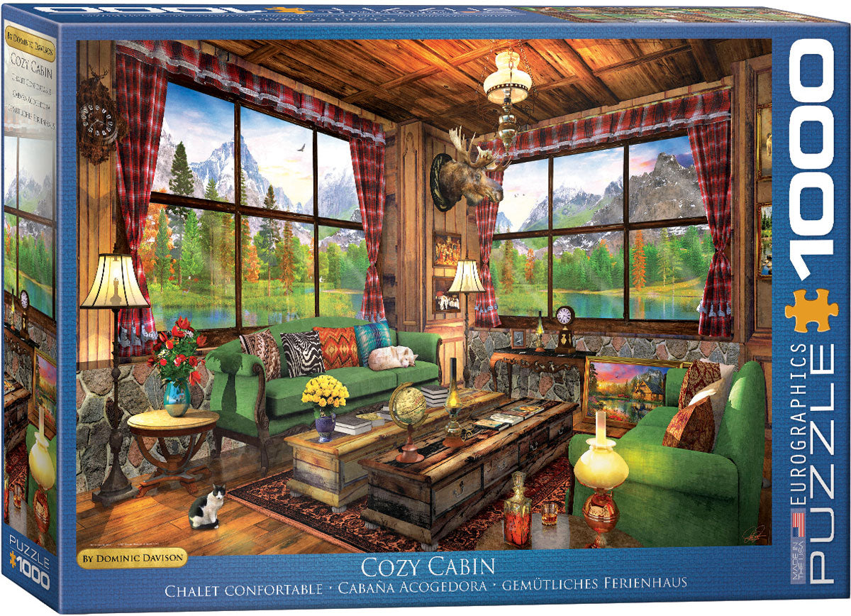 Eurographics | Cozy Cabin 1000 piece puzzle Eurographics - Oscar & Libby's