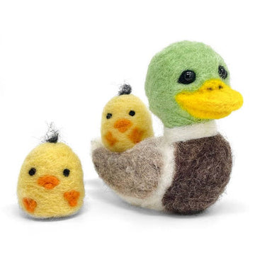 Duck and Ducklings Needle Felting Kit - Oscar & Libby's