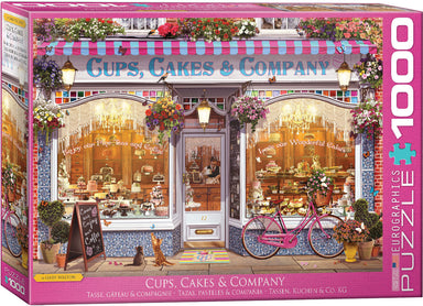 Eurographics | Cups Cakes & Co 1000 piece puzzle Eurographics - Oscar & Libby's