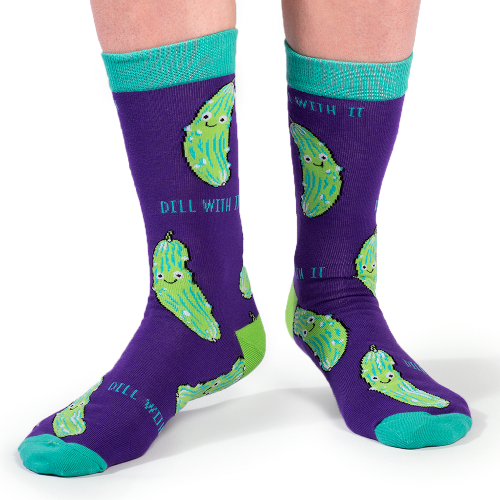 Uptown Sox | Women's Crew | Dill With It - Oscar & Libby's