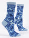Blue Q | Women's Crew Socks | DOGS!!! Blue Q - Oscar & Libby's