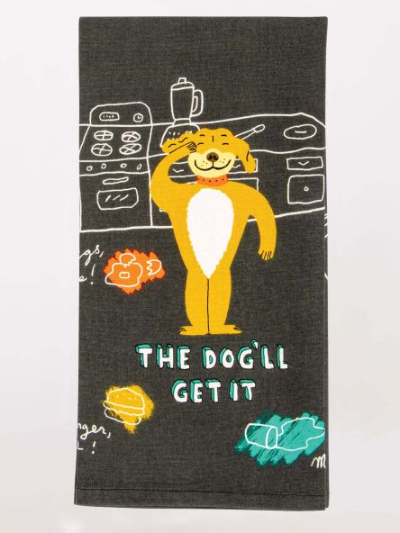 The Dog'll Get It Dish Towel | Blue Q Blue Q - Oscar & Libby's