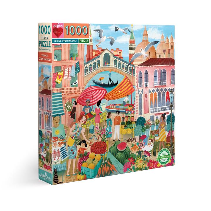 Eeboo | Venice Open Market 1000 piece puzzle Eeboo - Oscar & Libby's