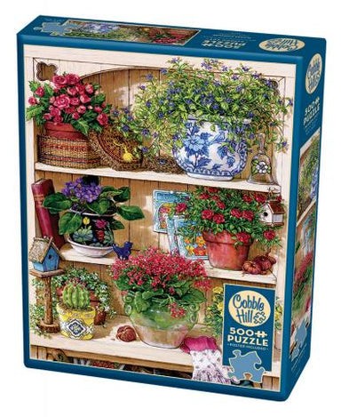Cobble Hill | Flower Cupboard 500 piece puzzle Cobble Hill - Oscar & Libby's