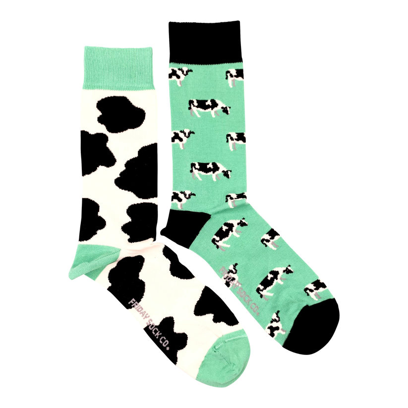 Friday Sock Co. |  Men's Socks | Cow - Oscar & Libby's