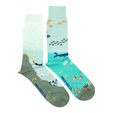 Friday Sock Co. |  Men's Socks | Underwater - Oscar & Libby's
