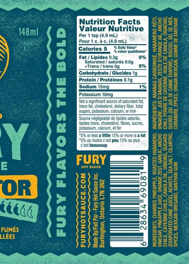 Fury Hot Sauce | Al Pastor - Oscar & Libby's