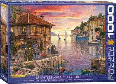 Eurographics | Mediterranean Harbor 1000 piece puzzle Eurographics - Oscar & Libby's