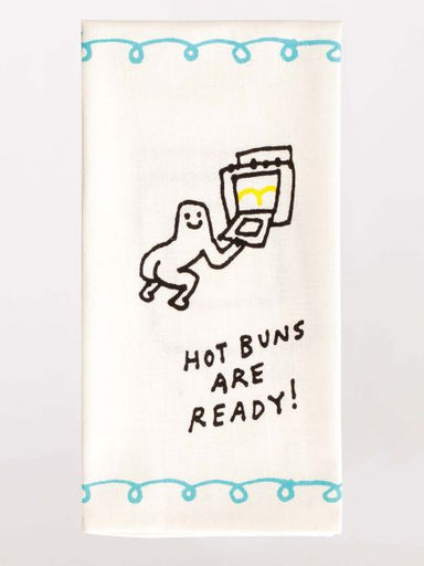 Hot Buns Are Ready Dish Towel | Blue Q Blue Q - Oscar & Libby's