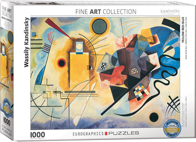 Yellow Red Blue 1000 piece Eurographics Puzzle Eurographics - Oscar & Libby's