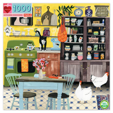 Eeboo | Kitchen Chickens 1000 piece puzzle Eeboo - Oscar & Libby's