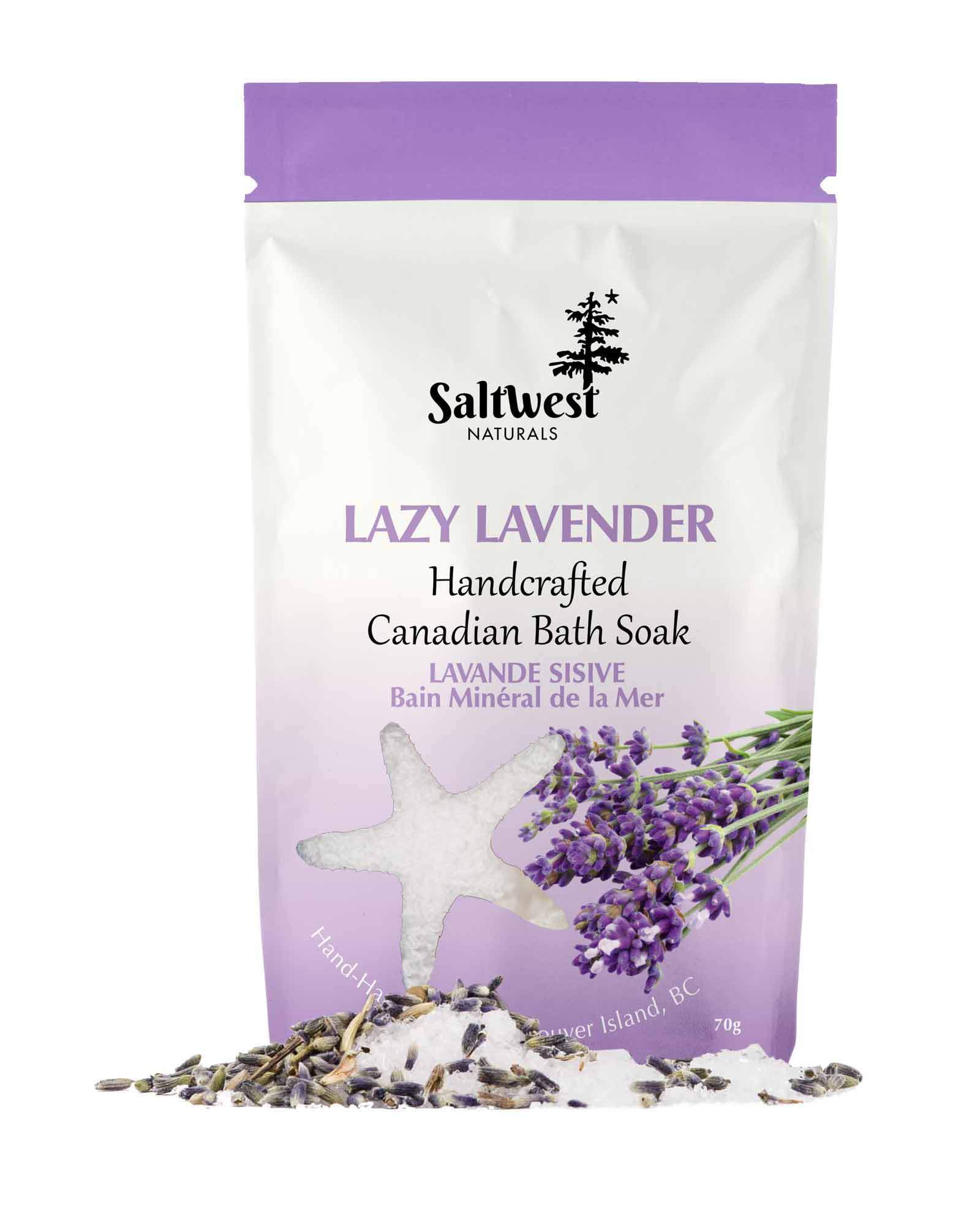 Saltwest | Lazy Lavender Bath Soak Saltwest - Oscar & Libby's
