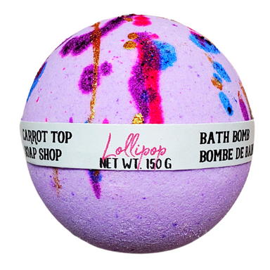 Bath Bomb | Lollipop Carrot Top Soap Shop - Oscar & Libby's