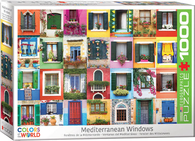 Eurographics | Mediterranean Windows 1000 piece puzzle Eurographics - Oscar & Libby's