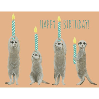 Birthday Meerkats | Halfpenny Postage Paper E Clips - Oscar & Libby's