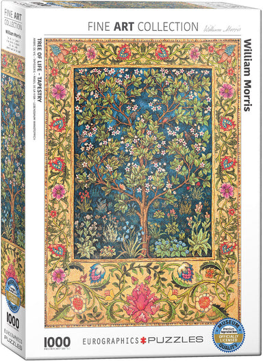 Eurographics | Tree of Life Tapestry by William Morris 1000 piece puzzle Eurographics - Oscar & Libby's