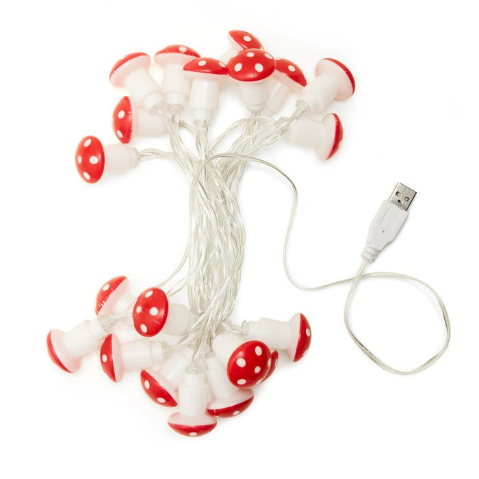 Mushroom LED String Lights | Kikkerland - Oscar & Libby's