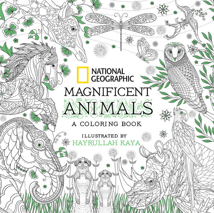 Magnificent Animals: A Colouring Book Penguin Random House - Oscar & Libby's