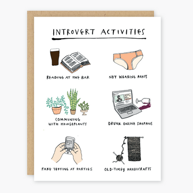 Introvert Activities | Party of One Party of One - Oscar & Libby's