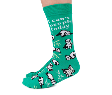 Uptown Sox | Women's Crew | Can't People Today - Oscar & Libby's