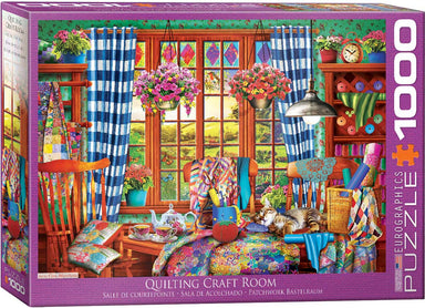 Eurographics | Quilting Craft Room 1000 piece puzzle Eurographics - Oscar & Libby's